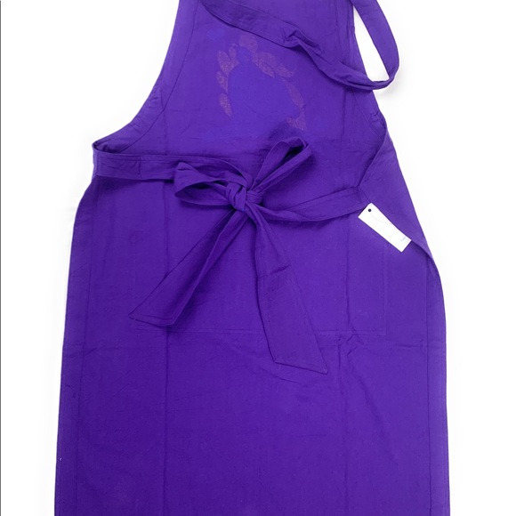 Purple bib apron and chef cap - Picture 3 of 7
